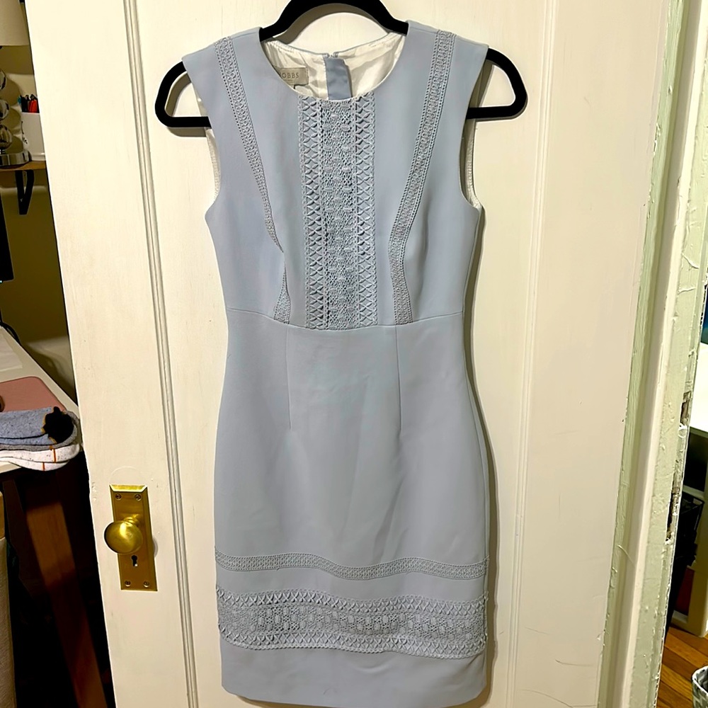 NWT HOBBS London Blue Dress